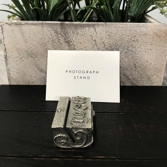 🆕VILMAIN PEWTER - MEOW PHOTO STAND - Picture 7 of 7